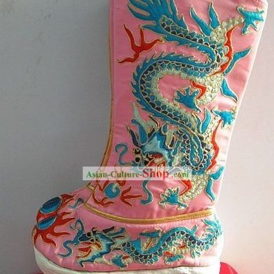 Chinese Opera Dragon Boots for Men