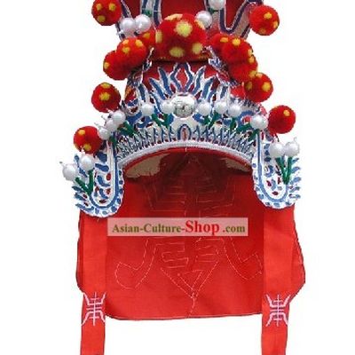 Chinese Peking Opera Wusheng Coronet