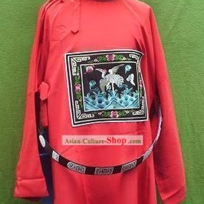Ancient Chinese Palace Official Costumes and Hat Complete Set