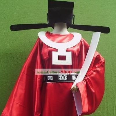 Song Dynasty Official Costumes and Hat Full Set