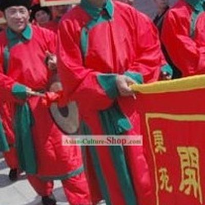 Chinese Sedan chair Bearer Costumes for Men