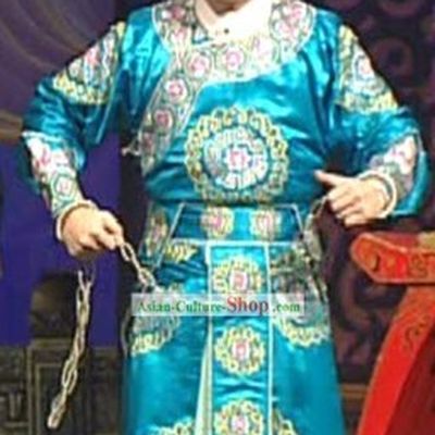 Chinese Lin Chong Fighter Rebels Costume Set