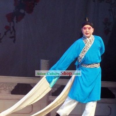 Chinese Opera Long Water Sleeve Dance Costumes for Men