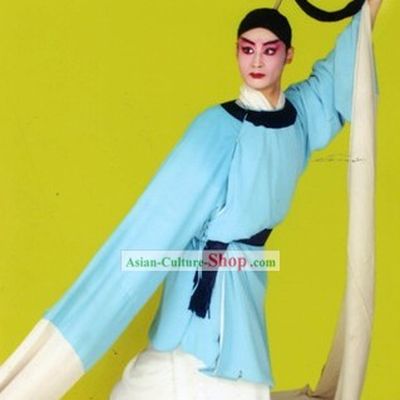 Chinese Opera Long Water Sleeve Dance Costume for Men