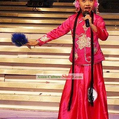 Chinese Yuju Opera Dan Costumes Set for Children