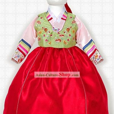 Korean Princess Costume and Hat Complete Set