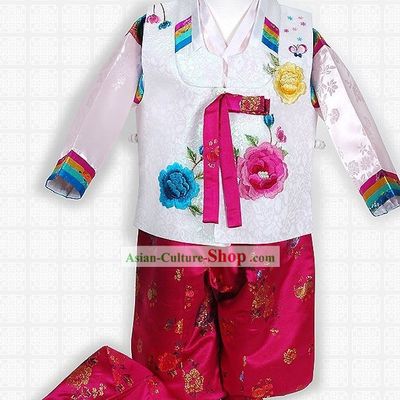 Korean Prince Costume and Hat Complete Set