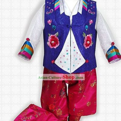 Korean Prince Costume and Hat Complete Set