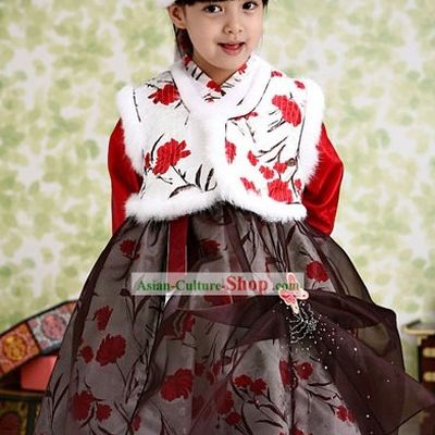 Traditional Korean Winter Kids Hanbok
