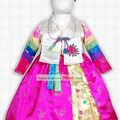 Ancient Korean Princess Costumes and Hat Complete Set
