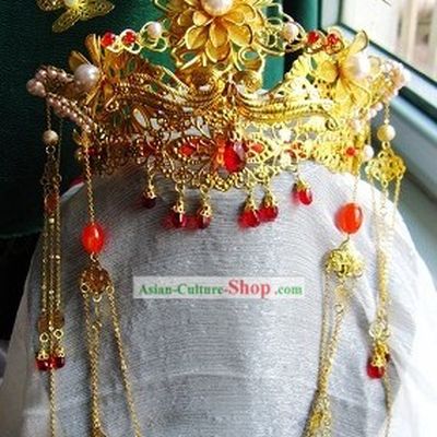 Ancient Chinese Wedding Headpiece Complete Set
