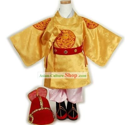 Ancient Korean Emperor Costumes for Children