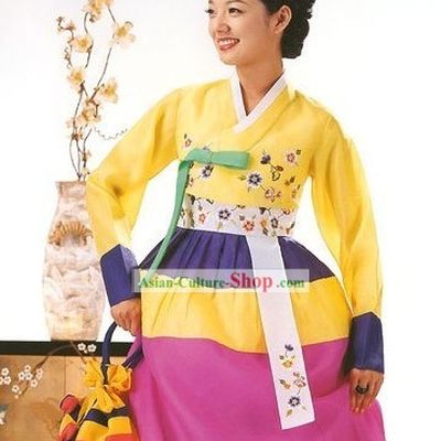 Traditional Korean Modern Hanbok Clothing for Women