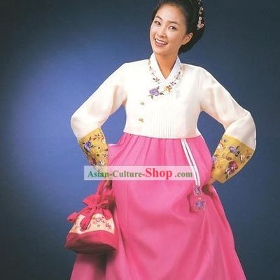 Traditional Korean Modern Hanbok Clothing for Women