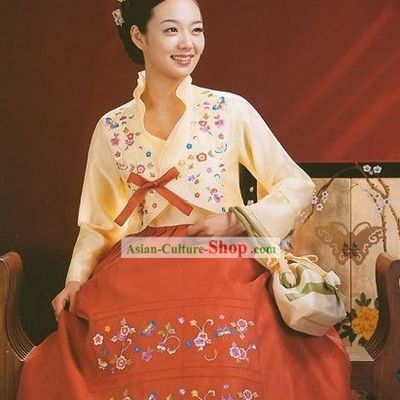Traditional Korean Modern Hanbok Clothing for Women