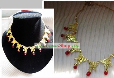 Ancient Palace Style Butterfly Necklace