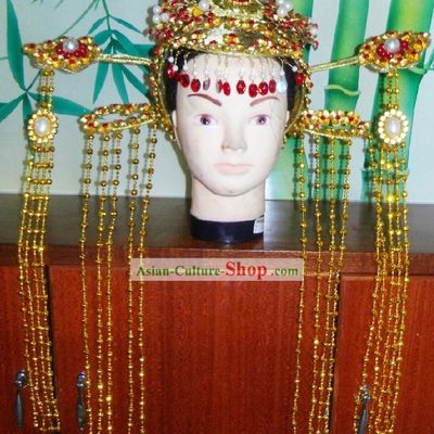 Chinese Traditional Bride Wedding Hat
