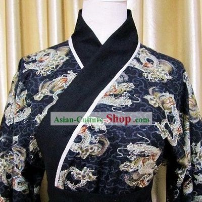 Traditional Chinese Dragon Hanfu Clothing Complete Set