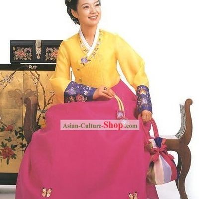 Traditional Korean Modern Hanbok Clothing for Women