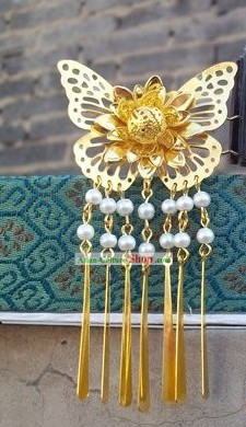 Ancient Chinese Handmade Butterfly Hair Clasp