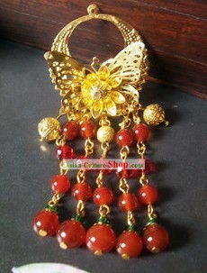 Ancient Chinese Women Butterfly Earrings