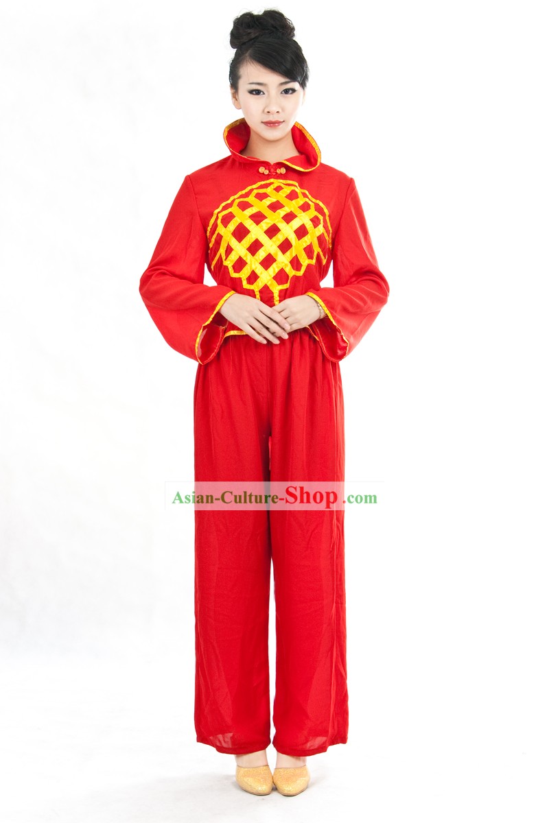 Chinese New Year Folk Dance Costume Set