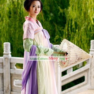 Ancient Chinese Tang Dynasty Hanfu Suit