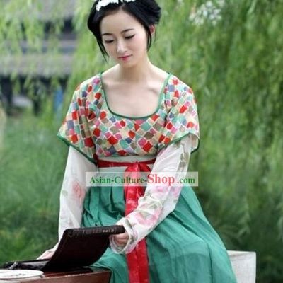 Chinese Tang Dynasty Imperial Costume Complete Set