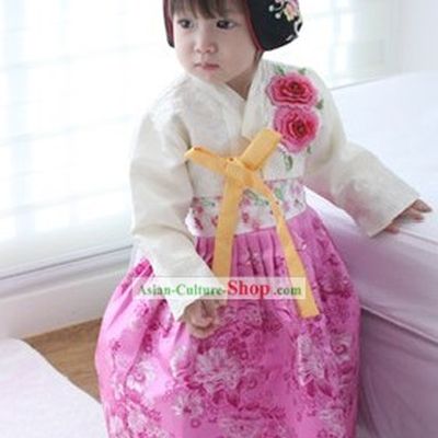Traditional Korean Baby Girl Hanbok Clothing