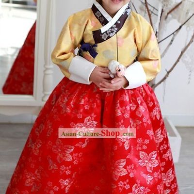 Traditional Korean Baby Girl Hanbok Clothing