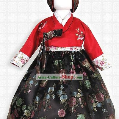Traditional Korean Children Ceremonial Hanbok Attire