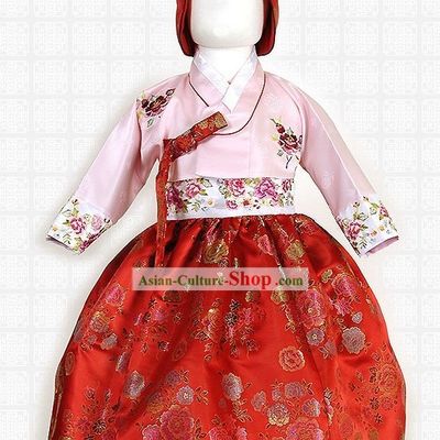 Traditional Korean Children Ceremonial Hanbok Attire