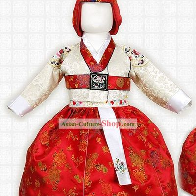 Traditional Korean Children Ceremonial Hanbok Attire