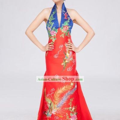 Chinese Classical Phoenix Wedding Dress