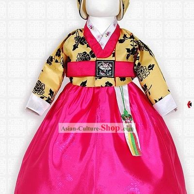 Traditional Korean Hanbok Clothing for Children