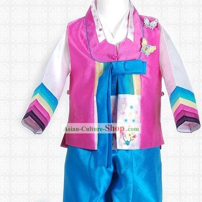Traditiona Korean Boys Hanbok Complete Set
