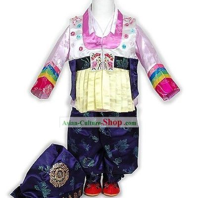 Traditiona Korean Hanbok Costumes Complete Set