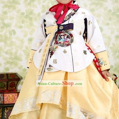 Traditional Korean Children Birthday Hanbok Clothing