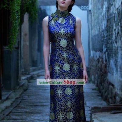 Chinese Classical Long Cheongsam
