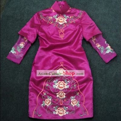 Chinese Classical Wedding Evening Chengsam Dress