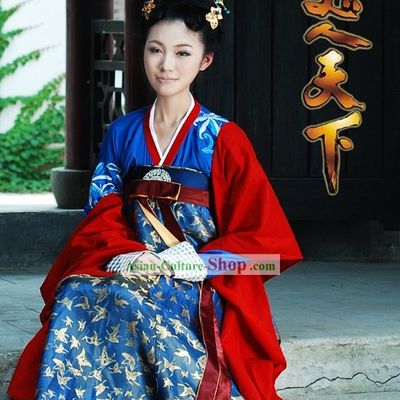 Tang Dynasty Gu Zhuang Princess Female Clothing Complete Set
