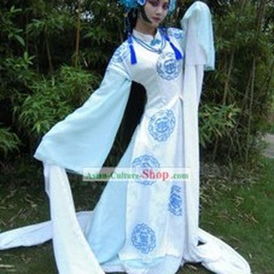 Cosplay Chinese Imperial Concubine Costume and Headpiece Complete Set