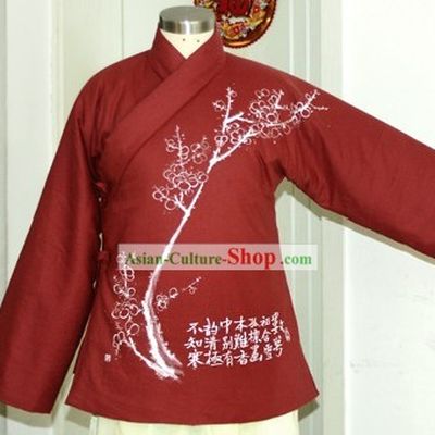 Chinese Hand Painted Cotton Jacket for Women