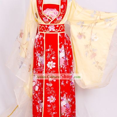 Tang Dynasty Empress Embroidered Clothing Complete Set
