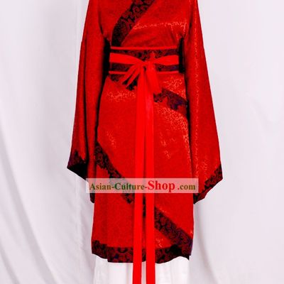 Ancient Han Dynasty Red Wedding Dress