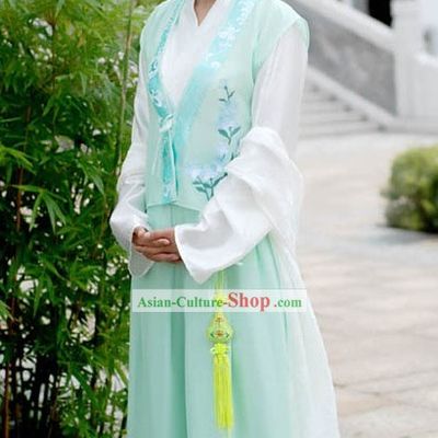 Chinese Light Green Han Fu for Women