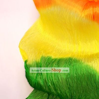Long Silk Color Changing Dance Fan