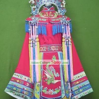 Ancient Chinese Opera Princess Costumes and Phoenix Crown