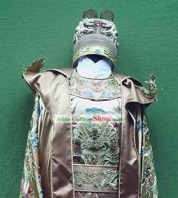 Ming Dynasty Emperor Ceremonial Costumes and Hat