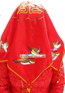 Traditional Chinese Bridegroom Red Wedding Cloth